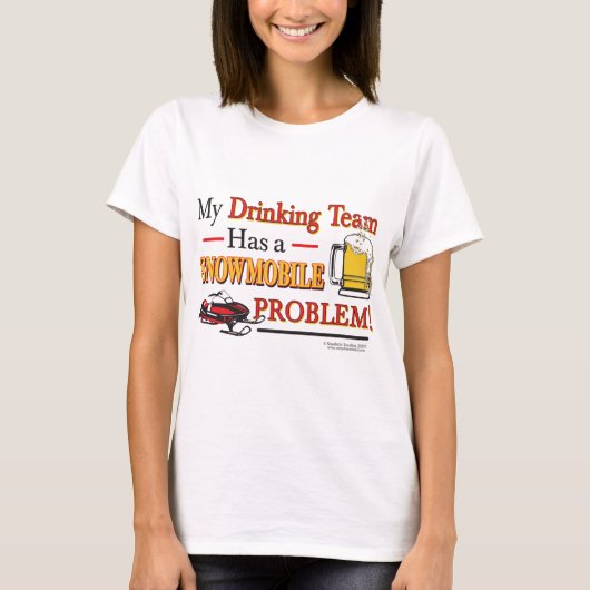 飲みチーム – 決勝 Tシャツ (正面)