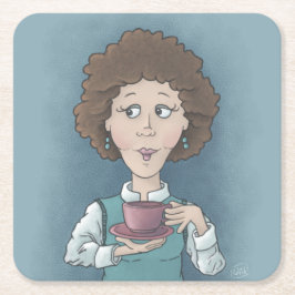 飲みティースクエア紙コースター スクエアペーパーコースター