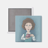 飲みティーマグネット マグネット (正面/裏面)