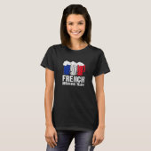 飲みフランスのチームFrance Zip Tシャツ (正面フル)