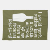 飲みユーモアカスタムのカラーキッチンタオル キッチンタオル (横)