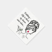 「飲みリラックス下げ...」 スタンダードカクテルナプキン (角)