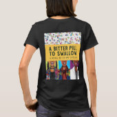 飲み下す苦い錠剤 - 記念版 Tシャツ (裏面)