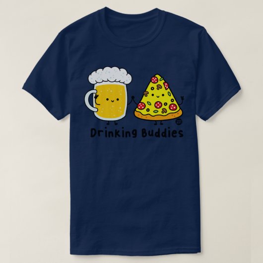 飲み仲間 Tシャツ (デザイン正面)