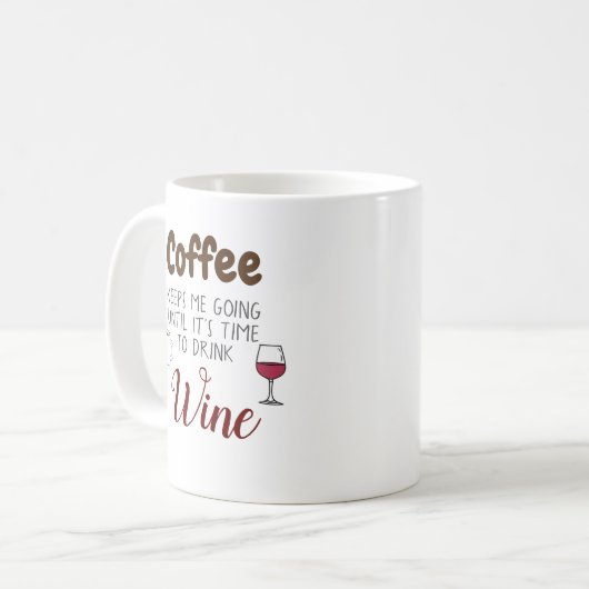 飲み保に行く時までコーヒー コーヒーマグカップ (正面左)