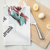 飲み干し飲、 キッチンタオル (四つ折り)