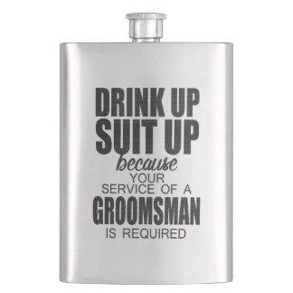 飲み干し、GROOMSMANギフトをスーツ フラスク