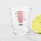 飲み干す ショットグラス (裏面)