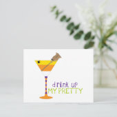 飲み干す ポストカード (スタンド正面)