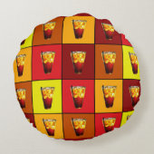 飲み干す ラウンドクッション (裏面)