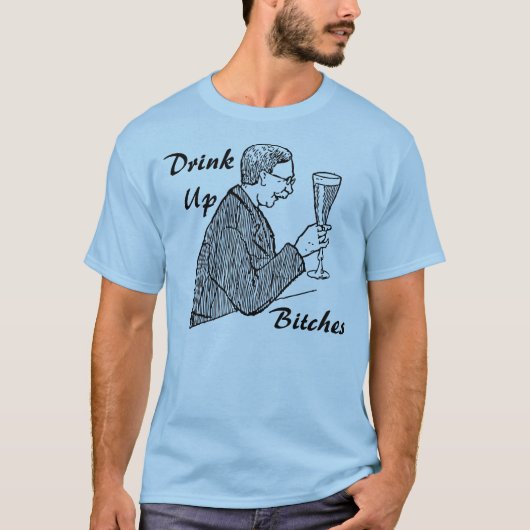 飲み干す Tシャツ (正面)