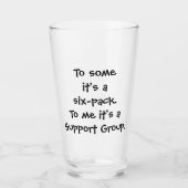 飲み引用文すりガラスのビールマグ タンブラーグラス (正面)