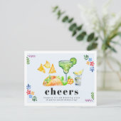 飲み放題タコス&テキーラ社会不安 ポストカード (スタンド正面)