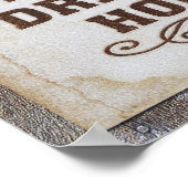 飲み時間のポスター中は働かない ポスター (角)