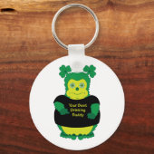 飲み最高の友達 – アイリッシュおもしろいキーチェーン キーホルダー (正面)