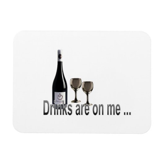 飲み物が付いている マグネット (横)