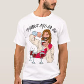 飲み物が付いている Tシャツ (正面)
