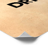 飲み物が欲しそうだな…引用文おもしろいミーム ポスター (角)