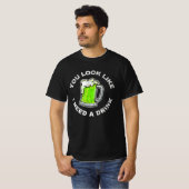 飲み物が要りそうだ Tシャツ (正面フル)