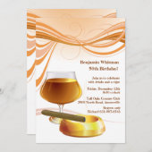 飲み物とタバコの招待状 招待状 (正面/裏面)