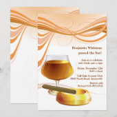 飲み物とタバコの招待状 招待状 (正面/裏面)