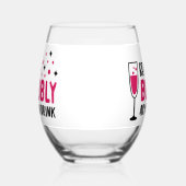 飲み物と同じくらい泡立つ ステムなしワイングラス (左)