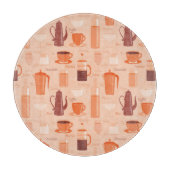 飲み物と文字 カッティングボード (正面)