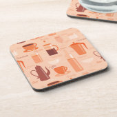 飲み物と文字 コースター (左側)