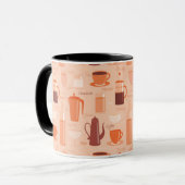 飲み物と文字 マグカップ (正面左)