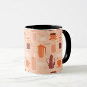 飲み物と文字 マグカップ (正面右)