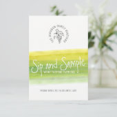 飲み物と試飲招待状 招待状 (スタンド正面)