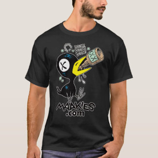 飲み物のカラスダークドックTシャツ Tシャツ