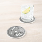 飲み物のコースターの45のlbのプレート持ち上げますか、または死んで下さい コースター (側面)