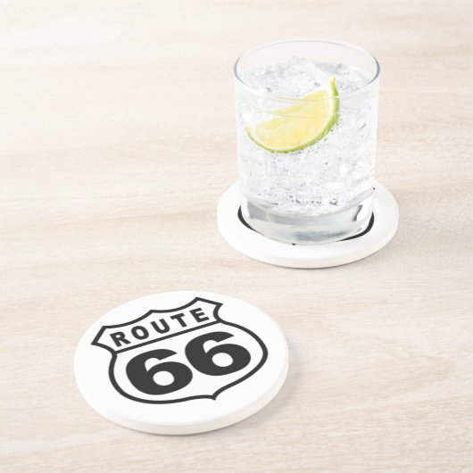 飲み物のコースター-ルート66のヴィンテージ コースター (側面)