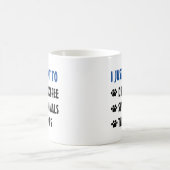 飲み物のコーヒー、保存動物は、昼寝を取ります コーヒーマグカップ (中央)