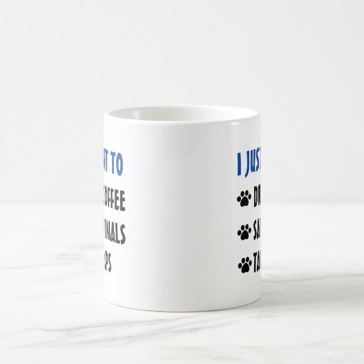 飲み物のコーヒー、保存動物は、昼寝を取ります コーヒーマグカップ (中央)