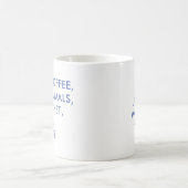飲み物のコーヒー、保存動物、かぎ針編みおよび昼寝のマグ コーヒーマグカップ (中央)