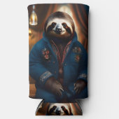 飲み物のジャケットのナマケモノ スリム缶クーラー (正面)