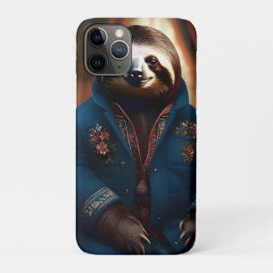 飲み物のジャケットのナマケモノ iPhone 11 PROケース