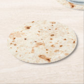 飲み物のタコ！ ラウンドペーパーコースター (アングル)