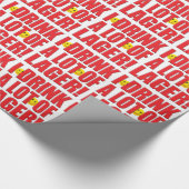 飲み物のラガーの生命 ラッピングペーパー (角)