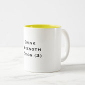 飲み物の強さの一服(3)のマグ ツートーンマグカップ (正面右)