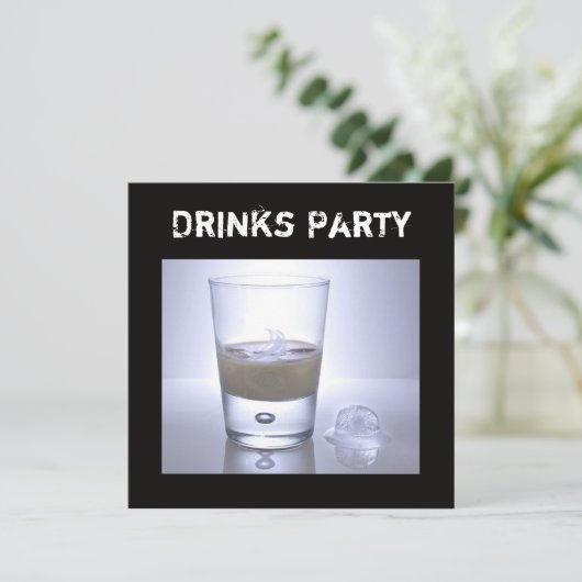 飲み物の招待状 招待状 (スタンド正面)