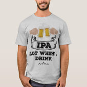 飲み物のIPAロット Tシャツ (正面)
