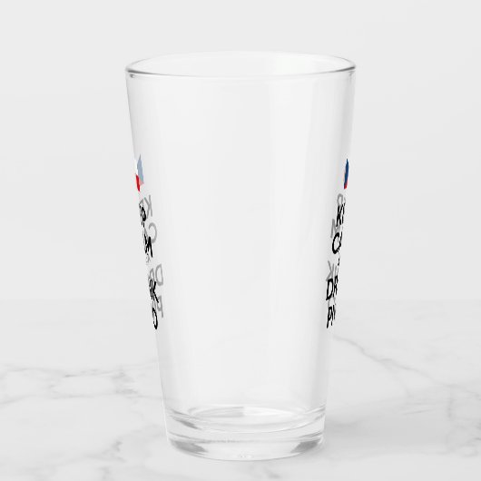 飲み物のPivo穏やかなおよびチェコビール保って下さい タンブラーグラス (右)