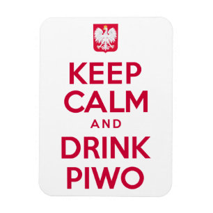 飲み物のPiwoの穏やかなポーランド語を保って下さい マグネット