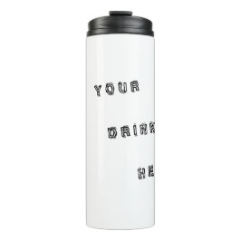 飲み物はこちら タンブラー