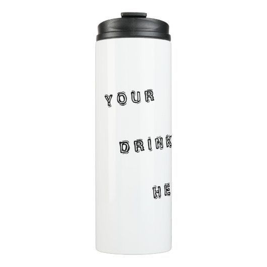 飲み物はこちら タンブラー (正面)