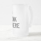 飲み物はこちら フロストグラスビールジョッキ (正面右)