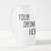 飲み物はこちら フロストグラスビールジョッキ (正面左)